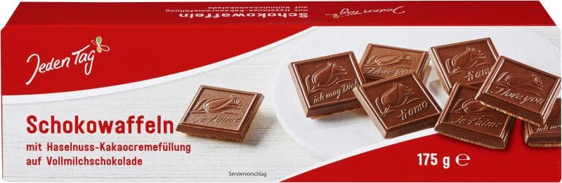 Everyday Milk Chocolate Wafers
175 g
