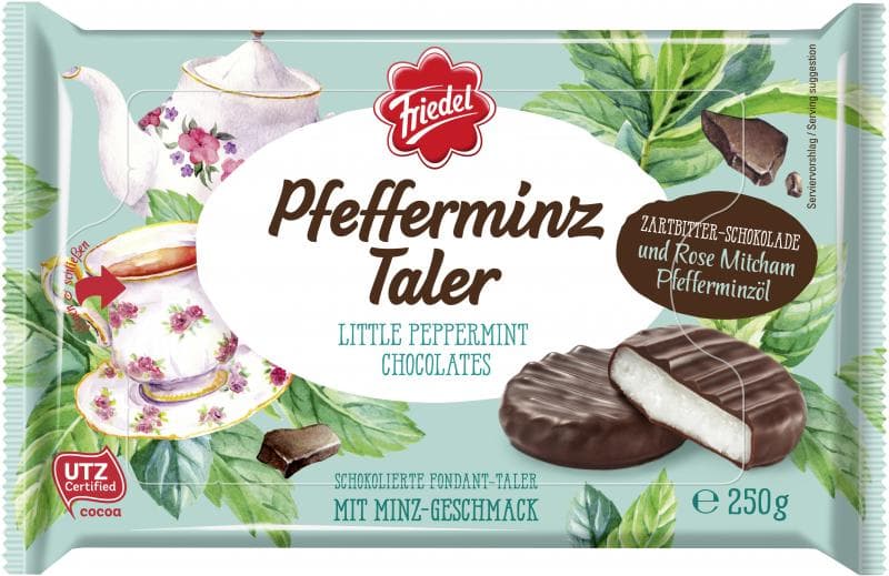 Friedel peppermint thalers
250g