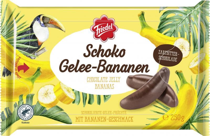 Friedel Chocolate Jelly Bananas
250 g