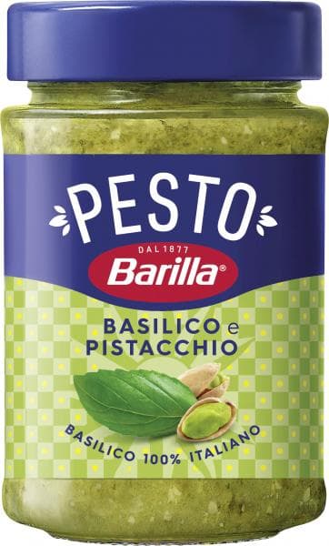 Barilla Pesto Basilico and Pistacchio
190g