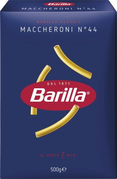 Barilla Pasta Pasta Maccheroni No 44
500g
