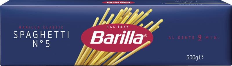 Barilla Pasta Noodles Spaghetti No 5
500g