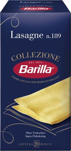 Barilla Collezione Pasta Pasta Lasagna N. 189
500g