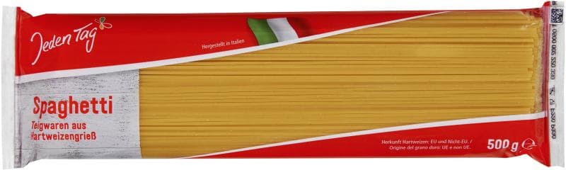 Spaghetti every day
500 g