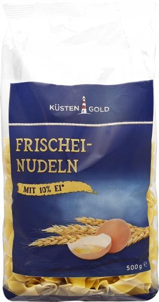 Küstengold Fresh Egg Noodles, Twisted Ribbon Noodles
500 g
