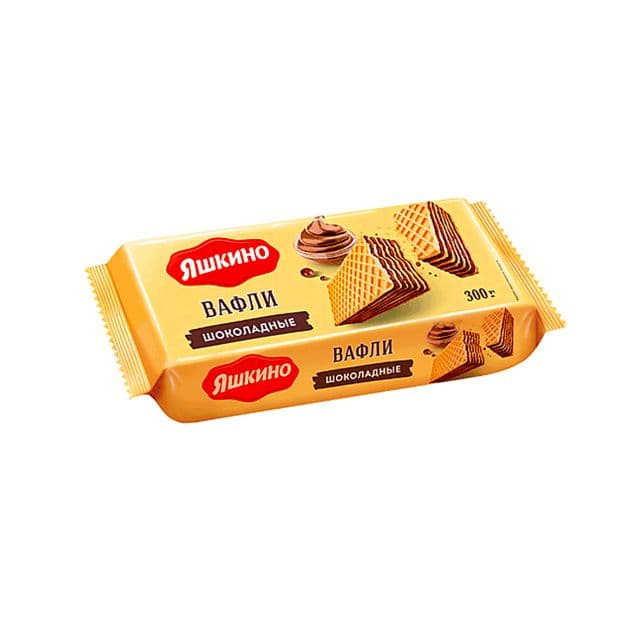 Wafers "Yashkino" (chocolate, 300g)