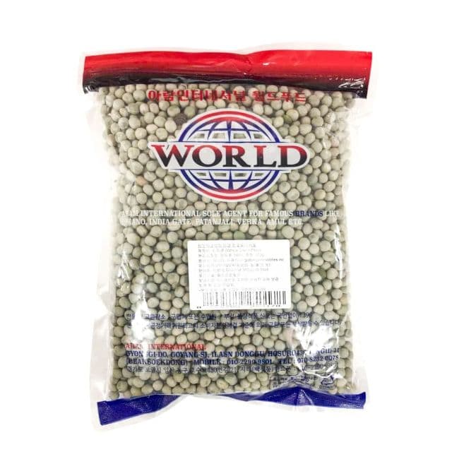 Whole green peas "World" (800g)