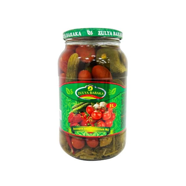 Assorted pickles "Zulya" (1L)