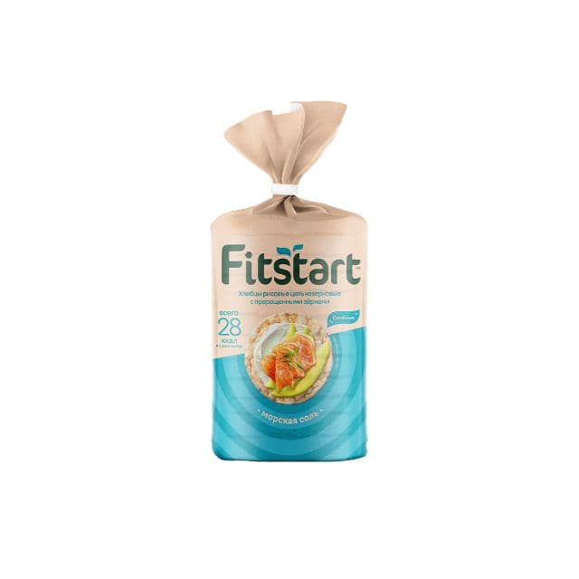 Rice Crispbreads with Sea Salt "Fitstart" (90g)