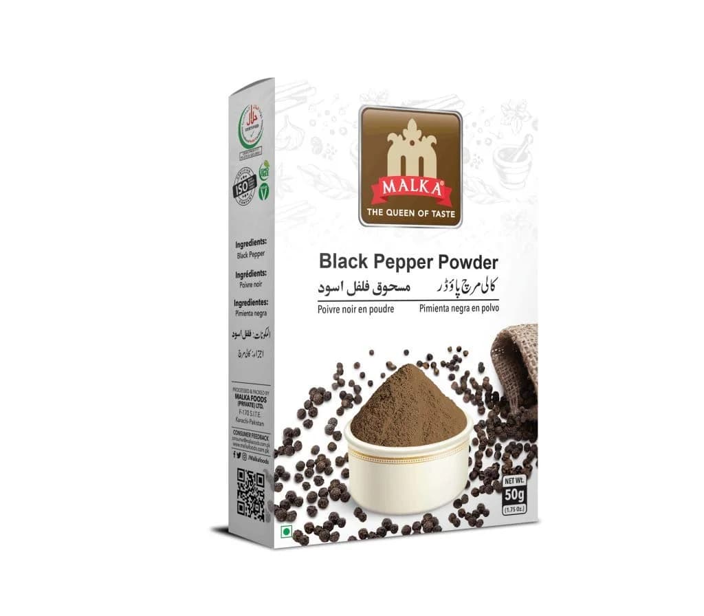 Malka  black pepper powder 50gm