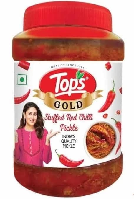 Tops Stuffed Red Chilli pickle