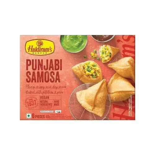 HALDIRAMS PUNJABI SAMOSAS 6Pieces(FROZEN)
