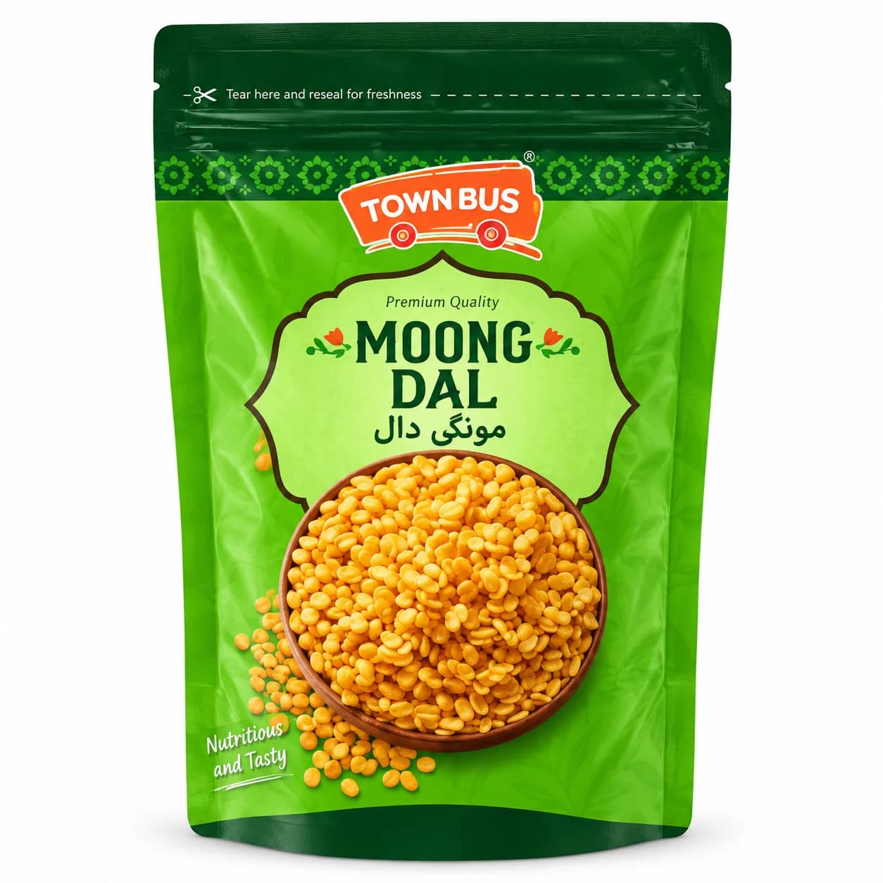 Town Bus Moong Dal – Crispy Savory Snack 150g
