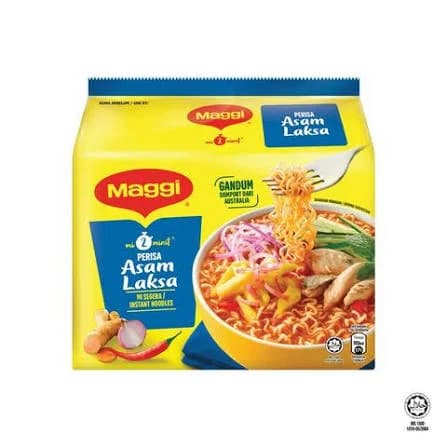 Maggi Asam Laksa Instant Noodles 79gm 1pcs (1pack 5 pcs)
