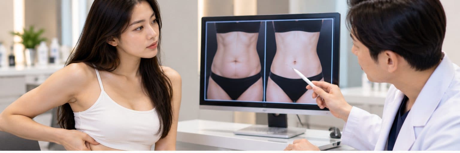 Royal liposuction consultation for body contouring at a clinic in Seoul, South Korea