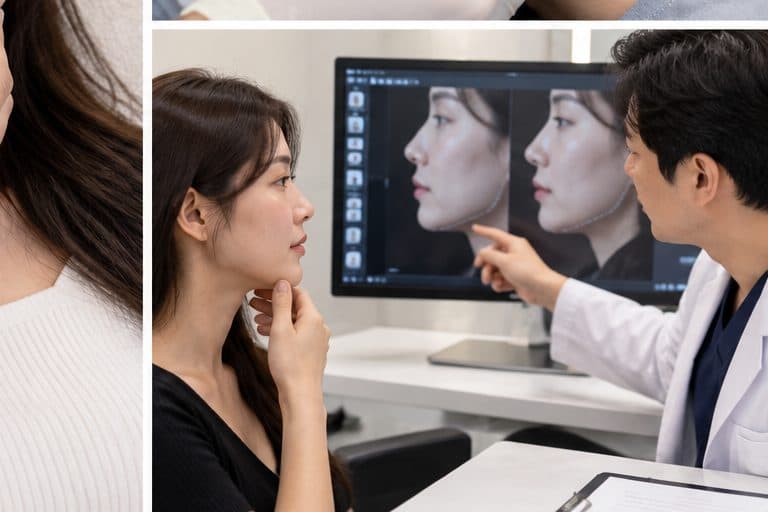 Thread lift treatment planning at an aesthetic clinic in Seoul