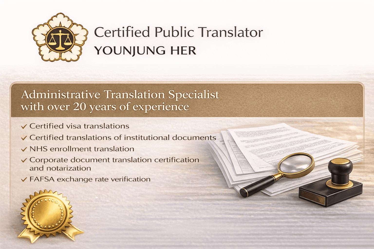 THE Certified Public Translator