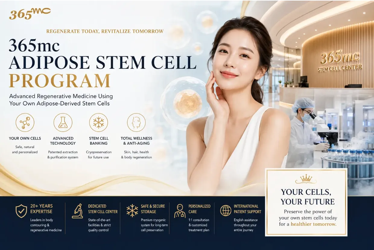 Adipose Stem Cell Program at 365mc Clinic in Seoul