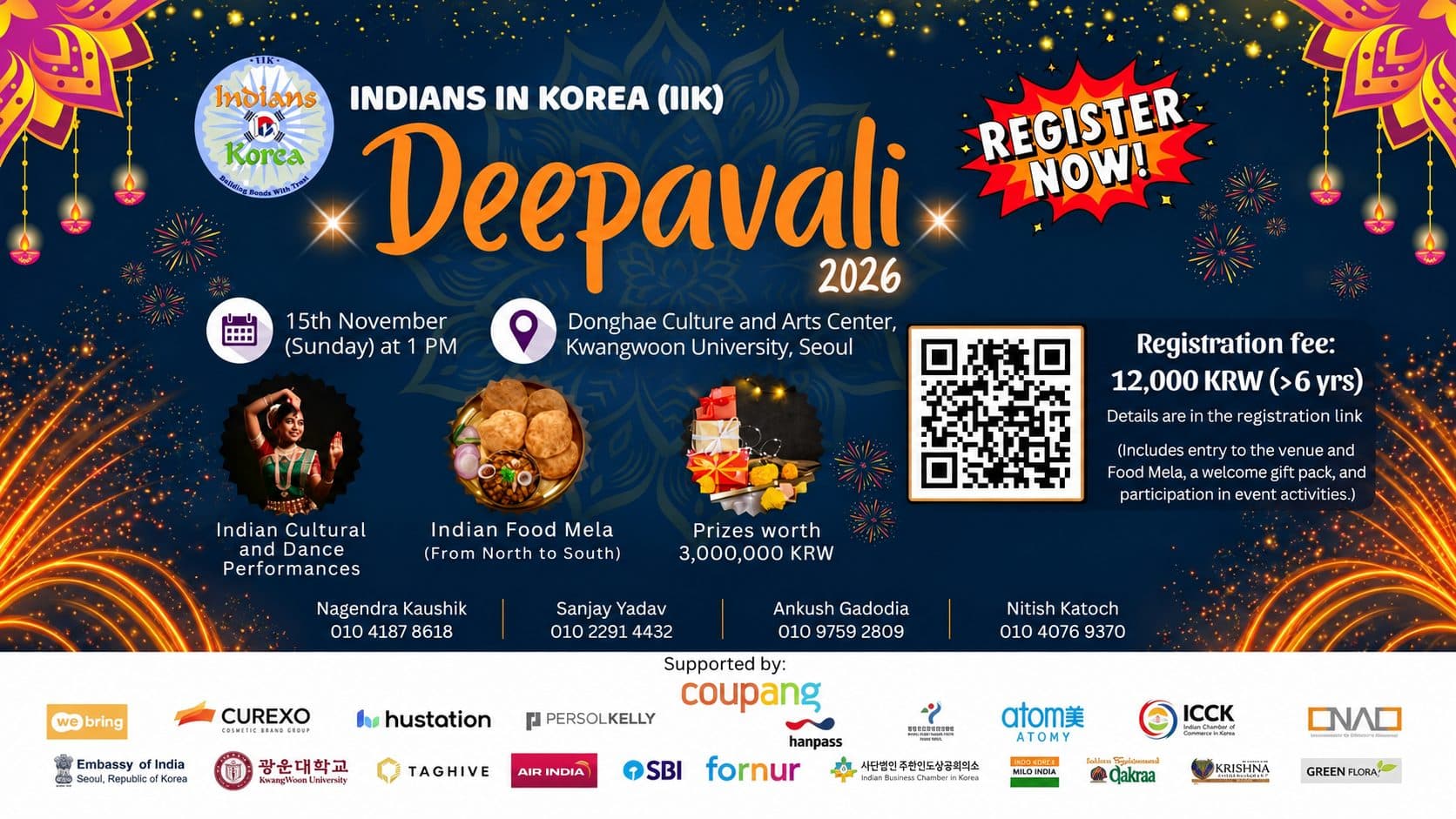 Indians in Korea (IIK) Deepavali 2026