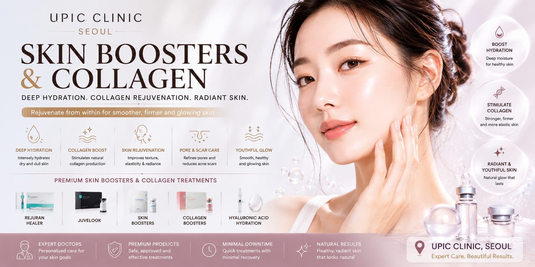 Skin Boosters at UPIC Clinic Myeongdong