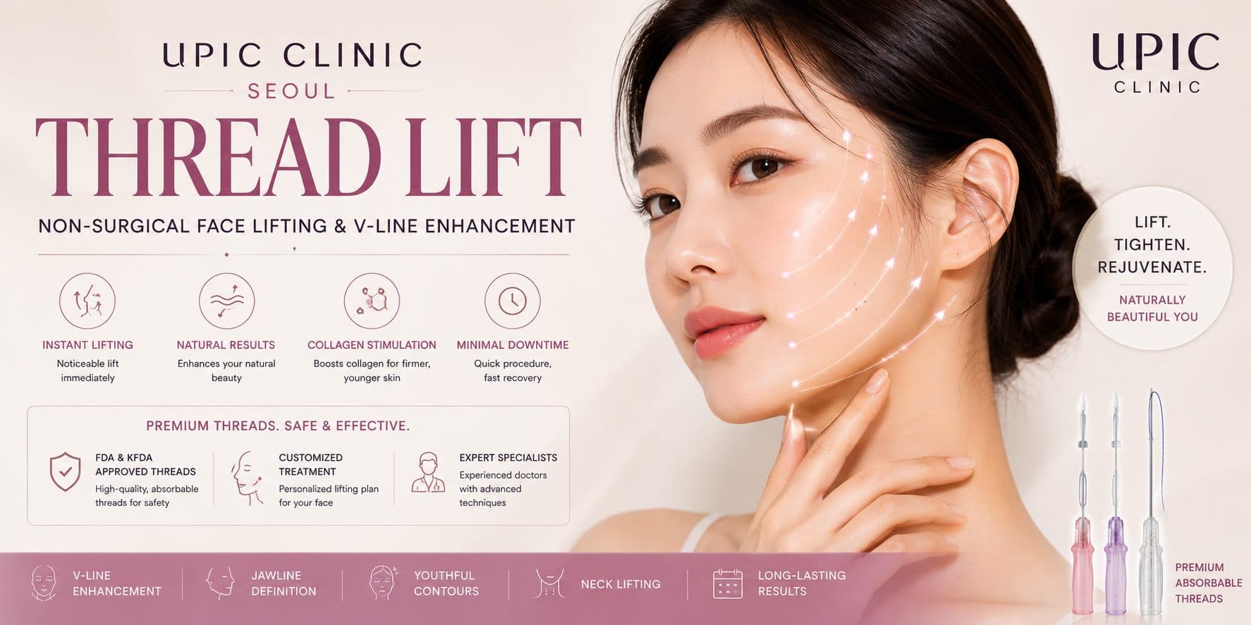Thread Lift at UPIC Clinic Myeongdong