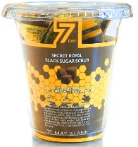 7 ecret Royal Black Sugar Scrub