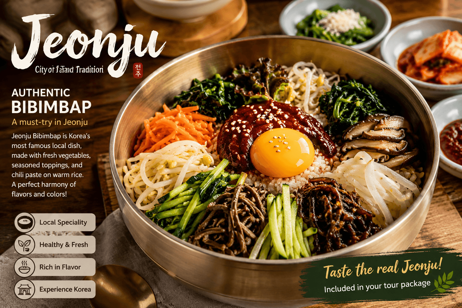 Jeonju Cultural Escape – Korean Traditional Food & Heritage Experience